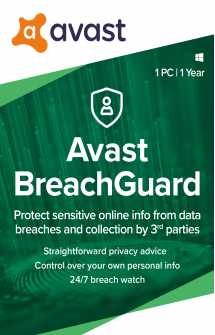 Антивирус Avast BreachGuard (1 PC, 1 Year)